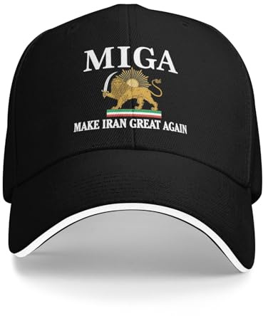 KWQDOZF Make Iran Great Again Hat Miga Trucker Cap für Männer und Frauen