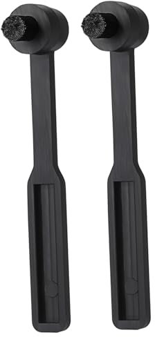 Veemoon Spazzola Per La Pulizia Dell'ago Giradischi Kit 2 Pezzi Pulitore Per Puntine Dischi in Vinile Compatto e Delicato Per Audiofili e Appassionati Di Vinili