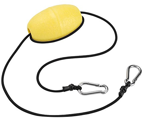 Dioche Drift Tow Throw Leash Line with EVA Buoy Float & Clip, Marine Rope Tow Line, Kayak Drift Tow Nylon Rope Accessory for Fishing Drift Anchors System, Floating Rope