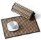 LOVECASA, Set de Table en Bambou 6 Pcs, Napperons Lavable, Antidérapant, Tapis de Table Résistant à la Chaleur