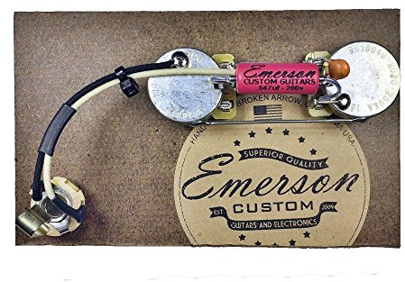 Emerson Custom Precision Bass Prewired Kit (250K Ohm Pots & 0.047uf Capacitor)