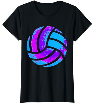 Volleyball Farbenfroh Design Hobby T-Shirt
