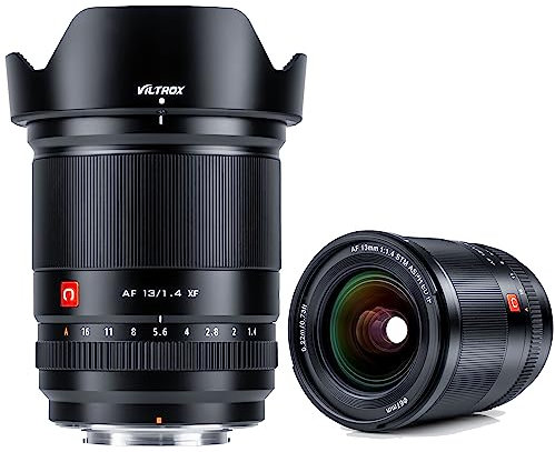 VILTROX AF 13mm f1.4 XF Weitwinkel Objektiv APS-C Autofokus für Fuji X Mount Kamera X-A20 X-T4 X-E4 X-Pro3 X-T30 X-T200 X-T5 X-S20