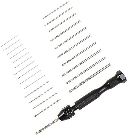 UPKOCH handmeißel hand drill Handbohrer mit Bohrkopf hand erdlochbohrer Bohrer-Set Pin Handbohrmaschine Stiftschraubstockbohrer Gerader Griff einstellen