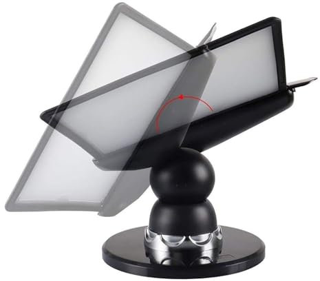 Referenz-Display-Dokumentenhalter, Deluxe-Katalogständer, 10 doppelseitige Anzeigetaschen, Briefgröße, anpassbarer Schreibtisch-Referenz-Organizer, for die Anzeige und Aufbewahrung von A4-Posterdokume