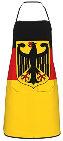 Werkschürze Flagge Von Deutschland Grill-Schürze Lustigem Bistroschürze Original Kochschürze 52X72Cm Für Chefkoch, Cafe, Bbq