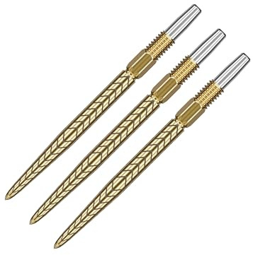 Target Darts Swiss Point Dart Spitzen, RVE (3er-Pack Spitzen) 26MM – Gold | Auswechselbare Dartspitzen, Swiss Storm Spitzen, Profi Dart Zubehör