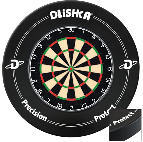 Dartscheiben-Umrandungsring, B/W Dicke: 4 cm, robuster Eva-Wandschutz, für Innen- und Außenbereich, ideal für Familien- und Partyspiele, Ihre Wände mit Dart-Ring (Letter, T:4CM)