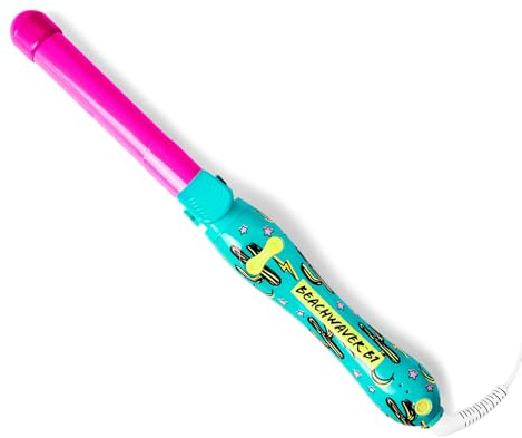 Beachwaver B-serien - Locktång med keramisk cylinder för mjuka lockar - locktång för alla hårtyper - B1 neon öken - 25,4 mm