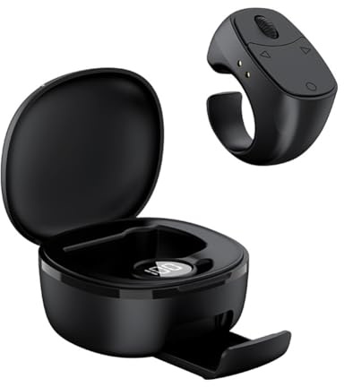 Nxyupv Ratón Inalámbrico con Bluetooth y Control Remoto para Selfies, Video y Navegación A