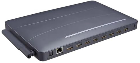 4K 8-vägs HD-mediaspelare HDMI-kompatibel TV-multimediaspelare med hårddisk 4. multimedia-TV-box Effektiv funktion