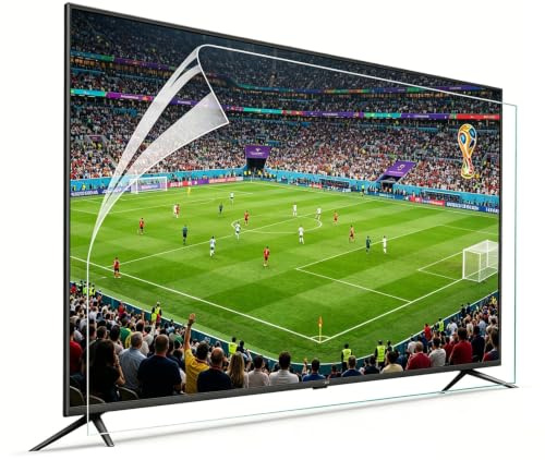 Displayschutzfolie 55 Zoll TV Screen Protector für LED-/LCD-TVs(1221x689) | Bildschirm blendreduzierende Displayschutzfolie Blendschutz Blaulichtfilter Folie Mattfolie Kratzschutz HD Fernseher