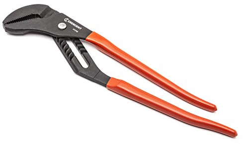 Crescent RT216CVN 40,6 cm Tångset Griptång Tunga och Spår Tång med Rak Käke, Svart Oxid