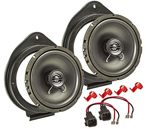 tomzz Audio 4006-001 Kit de instalación de Altavoces Compatible con Chevrolet Cruze Camaro Hummer H2 H3 Sistema coaxial de 165mm TA16.5-Pro