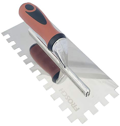 Frosch Stainless Steel Square Notch Tile Trowel (1/2X1/2)