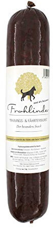 Frohlinder Trainings- & FÄHRTENWURST | Ideal für Training, Fährtenarbeit und Hundeschule | Eigenherstellung aus Deutschen Produkten | 100% natürliche Zutaten ohne Zusatzstoffe
