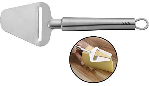 Silit Classic Line Käsehobel 24 cm, Edelstahl poliert, Käseschneider, scharfe Klinge mit Verzahnung, spülmaschinengeeignet