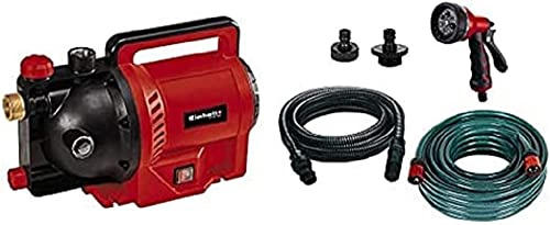 Einhell Gartenpumpe GC-GP 1045 (1.050 W, max. 4500 L/h, max. Förderhöhe 48 m, Wassereinfüllöffnung /-ablassschraube, inkl. 5-tlg. Zubehör-Set)