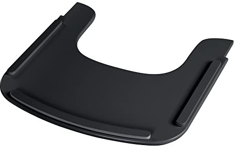 roba Essbrett - Erweiterung für Hochstuhl Sit Up Flex - Kompatibel mit Gurtsystem und Hochstuhlauflagen - ab 6 Monaten - Holz massiv,schwarz - für 'Sit Up Flex' (Art. Nr. 7562S-N)