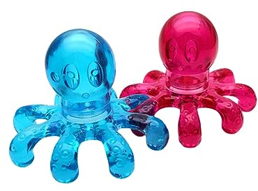Masseur de Tête Pieuvre Portable Lot de 2 en ABS pour Massage