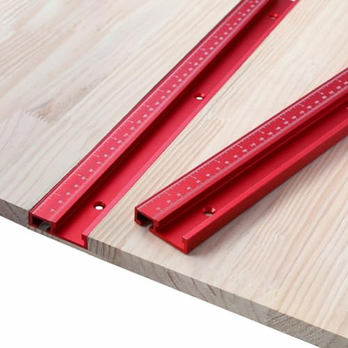 45 Typ T-Nut-Gehrungsschiene, Vorrichtung, Schlitz, Aluminiumlegierung, Holzbearbeitung, Schütte, Schiene, Führungsgriff, Tischsägevorrichtung für Frästisch (500 mm)