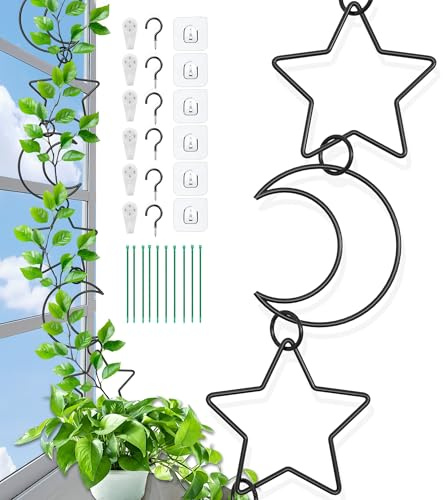 Treillis à chaîne pour plantes grimpantes, treillis d'intérieur et d'extérieur, treillis mural de jardin, support de vigne, accessoires de plantes d'intérieur pour monstera, pothos, lierre, plantes