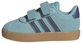 Adidas Unisex-Baby VL Court 3.0, Mint Ton/Preloved Ink/Silver Metallic, 8