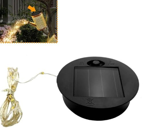 1 guirlande lumineuse solaire LED de rechange de 7 cm, étanche, arrosoir, pièces de réparation pour jardin, terrasse et table