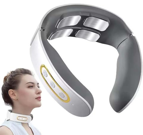 Neurotex Nacken, Nurotex 11-in-1 Nackenlösung, EMS Elektrische Massagegerät Nacken Kabellos, Tragbares beheiztes Nackenmassagegerät mit 6 Modi & 9 Intensitäten für Männer Frauen