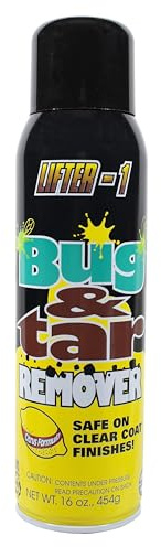 Bug and Tar Remover for Cars, Trucks, RVs, and SUVs, Fresh Citrus Spray for Stuck On Grime, bug remover for cars exterior, Streak Free Shine, Tar remover for car –16 fl oz Pack of 1