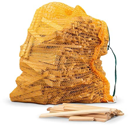 Zirbelino 5kg Anzündholz Brennholz - Feuer Anzünder aus Zirbenholz - Bio Kaminanzünder - für Grill, Kamin, Ofen - unbehandeltes Anmachholz