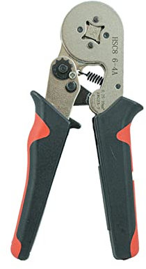 OURECO Alicate De Alambre Estilo Europeo Tubular Terminal Cableado Manual Manual Electricista 4/6 Esquinas 0.25-6mm 0.25-10mm Alicates de engarce Alicates De Torsion Alambre (Size : Whitehead