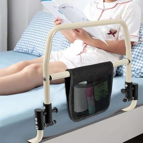 DCSYOG Barrera de cama plegable para adultos mayores, riel de cama de seguridad, barandilla de cama de seguridad para ancianos, embarazadas y discapacitados