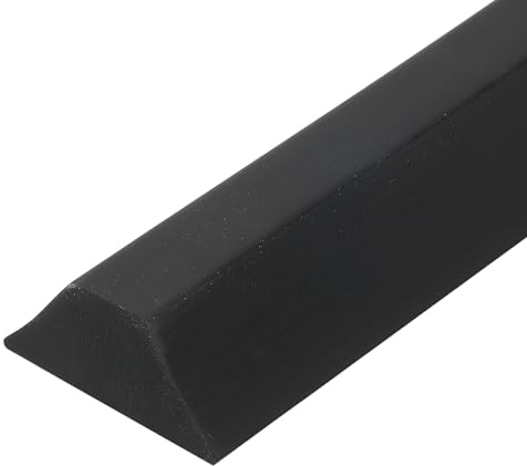 sourcing map Barriera doccia pieghevole, in silicone, 99 cm, striscia paraspruzzi d'acqua 3,2 cm di larghezza 1,55 cm di altezza, autoadesiva, barriera contro l'acqua separazione asciutta e bagnata,