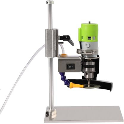 Elektrische Glasflaschenschneidemaschine, Schneidwerkzeug 6000 r/min Flaschenschneider 150W Elektrisch Glasschneider,2000-6000r/min Schneidwerkzeug für Weinflaschen Seeglas DIY Blumentopf
