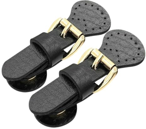 KOCKSHION 2pcs Magnetic Snap Buckles for Coats and Jackets, Metal Pu Leather Closures with Magnetic Snap Button Design, Easy to Use Fasteners for Purses, Handbags, and DIY Craft Sewing