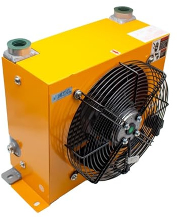 AH1012T-CA 100L/MIN Radiatore ad aria idraulico Radiatore ad aria Radiatore ad olio Serie AF Piastra ad alette Idraulico Alluminio Ampia area di dissipazione del calore(DC 24V)