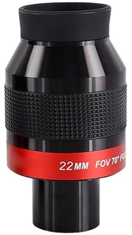 Telescope Accessories 1.25'' Optical Coating 70° Flat Field Flush 7/14/22mm Ultra Wide Angle Eyepiece Astronomy Accessories(22MM)