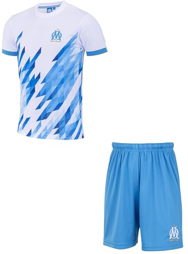 OLYMPIQUE DE MARSEILLE Ensemble Maillot Short Om - Collection Officielle 8 Ans