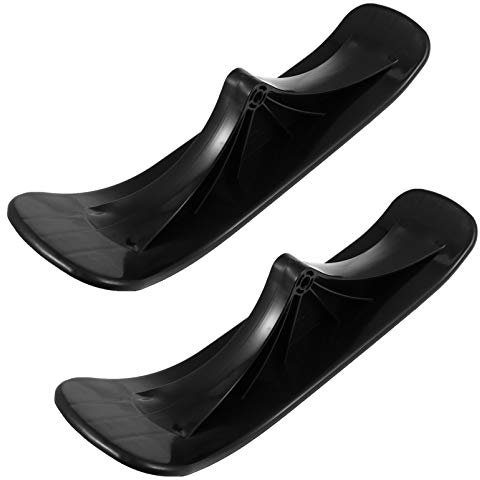 Snow Scooter Kufen: Schnee Scooter Schnee Roller Schlitten Faltschuhbrett Outdoor Schneeroller Schneescooter Erwachsene Schneeski Aufsatz