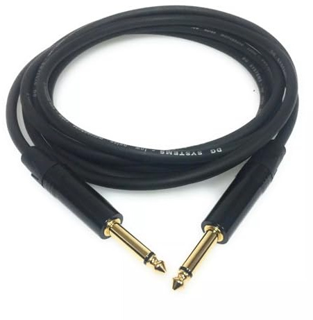 DG Systems - Cavo Jack Mono per chitarra, strumenti - Made in Italy (6 mt)