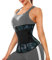 CHUMIAN Damen Bauchweggürtel Fitnessgürtel Verstellbare Neopren Sauna Gürtel Schwitzgürtel Taille Trimmer Body Shaper Bauchgürtel Waist Trainer zur Sport Fitness Korsett (Schwarz, L)