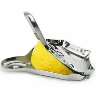 Vision4ever 1x Lemon Squeezer Lime Stainless Steel Slice juicer Kitchen Press Utensil