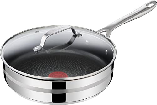 TEFAL E31033 Jamie Oliver Cook Smart Sauté Pan (Stainless Steel, PTFE Coating, 25 cm)