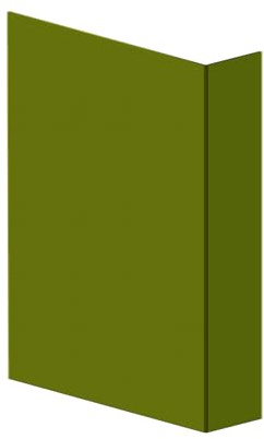 ComMarker 1 st OD6+ skyddsskärmar, lasergraveringstillbehör L-formad bärbar baffel, 3 mm tjocklek 1064 nm akryl ögonskydd (290 x 219 x 38 mm)