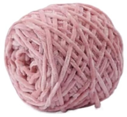 TIYGHI Samt Garn 100 g Chenille-Wollknäuel, Goldsamt, handgewebte DIY-Puppe, Häkeln, Schal, Pullover, Dicke Strickhäkelgarn Pour Decke Kissen tiernest (Color : 07)