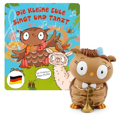 tonies Hörfiguren für Toniebox, Die Eule mit der Beule – Die kleine Eule singt und Tanzt. Das 2. Liederalbum, Kinderlieder ab 3 Jahren, Spielzeit ca. 40 Minuten