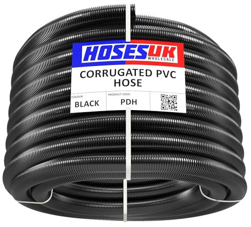 10m - 32mm (1.25) Internal Diameter Aquatic/Pond Filter, Pump or Waterfall Flexible Reinforced Hose/Pipe Tubing