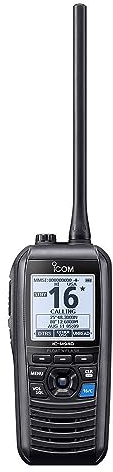 Icom IC-M94D Euro VHF Marine Radio – Handheld AIS & DSC with GPS | 6W Waterproof Floating Transceiver, 1500mW Audio, Noise Cancelling