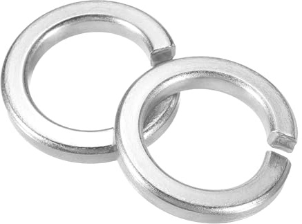 sourcing map Lot de 10 rondelles de verrouillage fendues M20, rondelles de verrouillage à ressort en acier inoxydable 304, 20 mm x 30,8 mm x 5,2 mm d'épaisseur pour vis, boulons et fixations